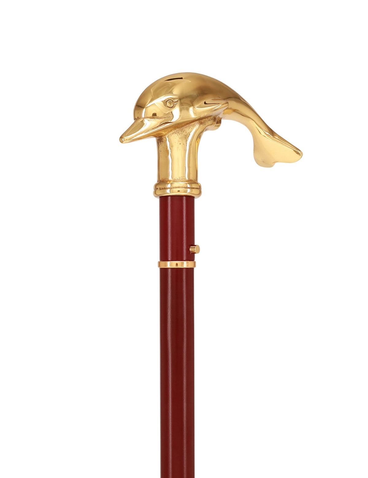 Custom RC Swords Brass Dolphin Handle Sword Cane – Mahogany Metal Shaft, 29" Blade Sword Canes - Tophatter Daily Deals