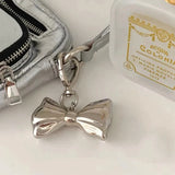 Beaded Pearl Bow Keychain Y2K Bag Charm Cute Gift Accessory Single bow - Tophatter Daily Deals