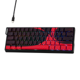 Mechanical 60 Percent Hot Swap Keyboard Aluminum RGB Hall - Tophatter Daily Deals