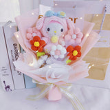 Sanrio Plush Bouquet My Melody Kuromi Cinnamoroll Hello Kitty Flowers - Tophatter Daily Deals