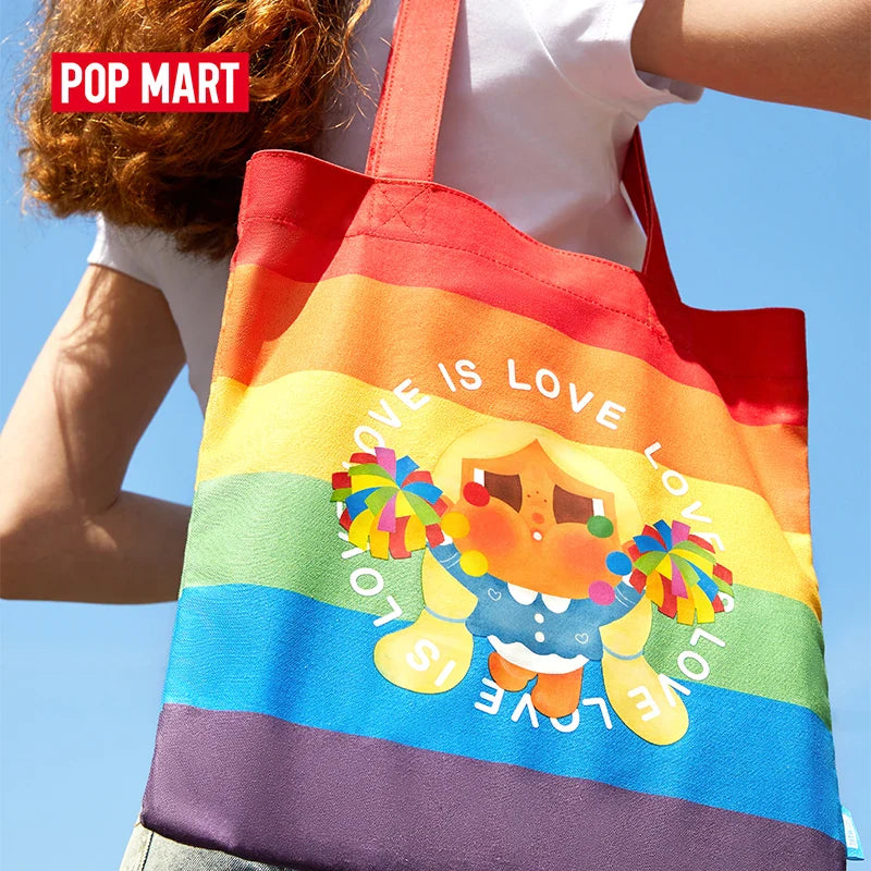 Genuine Pop Mart Crybaby Cheer Up, Baby! Series - Rainbow Canvas Bag Anime - Tophatter Daily Deals