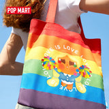 Genuine Pop Mart Crybaby Cheer Up, Baby! Series - Rainbow Canvas Bag Anime - Tophatter Daily Deals