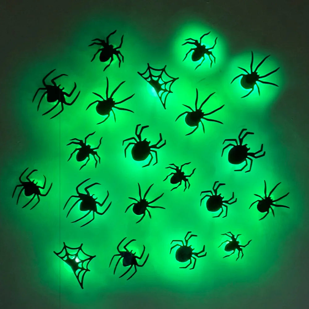 LED Bat Wall Stickers Green 3D Halloween Decor 2025 - Tophatter Daily Deals