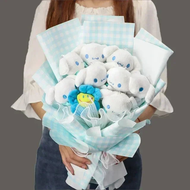 Sanrio Gift Plush Flower Bouquet Cinnamoroll Anime - Tophatter Daily Deals