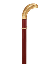 Custom RC Swords Brass Snake Handle Sword Cane – Mahogany Metal Shaft, 29" Blade Sword Canes - Tophatter Daily Deals