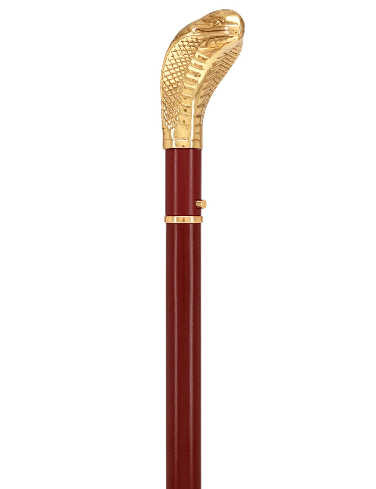 Custom RC Swords Brass Snake Handle Sword Cane – Mahogany Metal Shaft, 29" Blade Sword Canes - Tophatter Daily Deals
