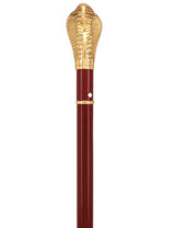Custom RC Swords Brass Snake Handle Sword Cane – Mahogany Metal Shaft, 29" Blade Sword Canes - Tophatter Daily Deals