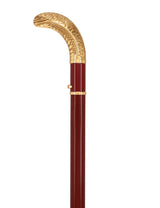 Custom RC Swords Brass Snake Handle Sword Cane – Mahogany Metal Shaft, 29" Blade Sword Canes - Tophatter Daily Deals