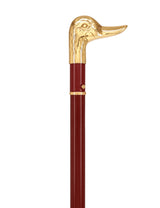 Custom RC Swords Brass Duck Handle Sword Cane – Mahogany Metal Shaft, 29" Blade Sword Canes - Tophatter Daily Deals