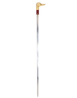 Custom RC Swords Brass Duck Handle Sword Cane – Mahogany Metal Shaft, 29" Blade Sword Canes - Tophatter Daily Deals