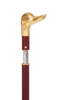 Custom RC Swords Brass Duck Handle Sword Cane – Mahogany Metal Shaft, 29" Blade Sword Canes - Tophatter Daily Deals
