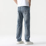 Oversized Men’s Wide Leg Jeans - Straight Lyocell, Casual - Tophatter Daily Deals