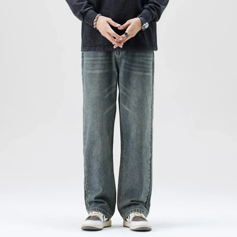 Heavyweight Men's Jeans - Loose Straight, Cotton Street - Tophatter Daily Deals