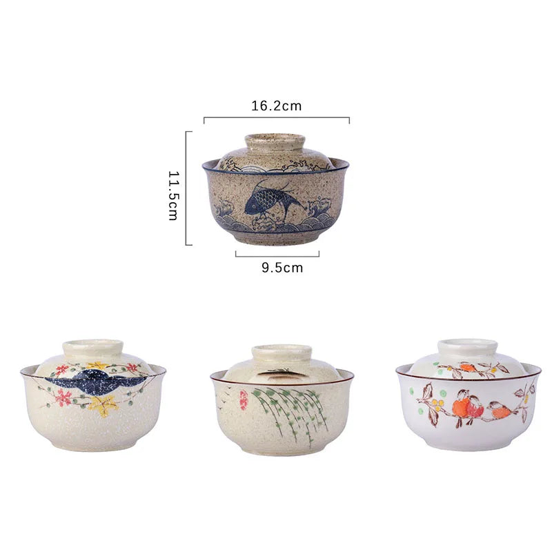 Instant Ramen Bowl With Lid Porcelain Large Capacity - Tophatter Daily Deals