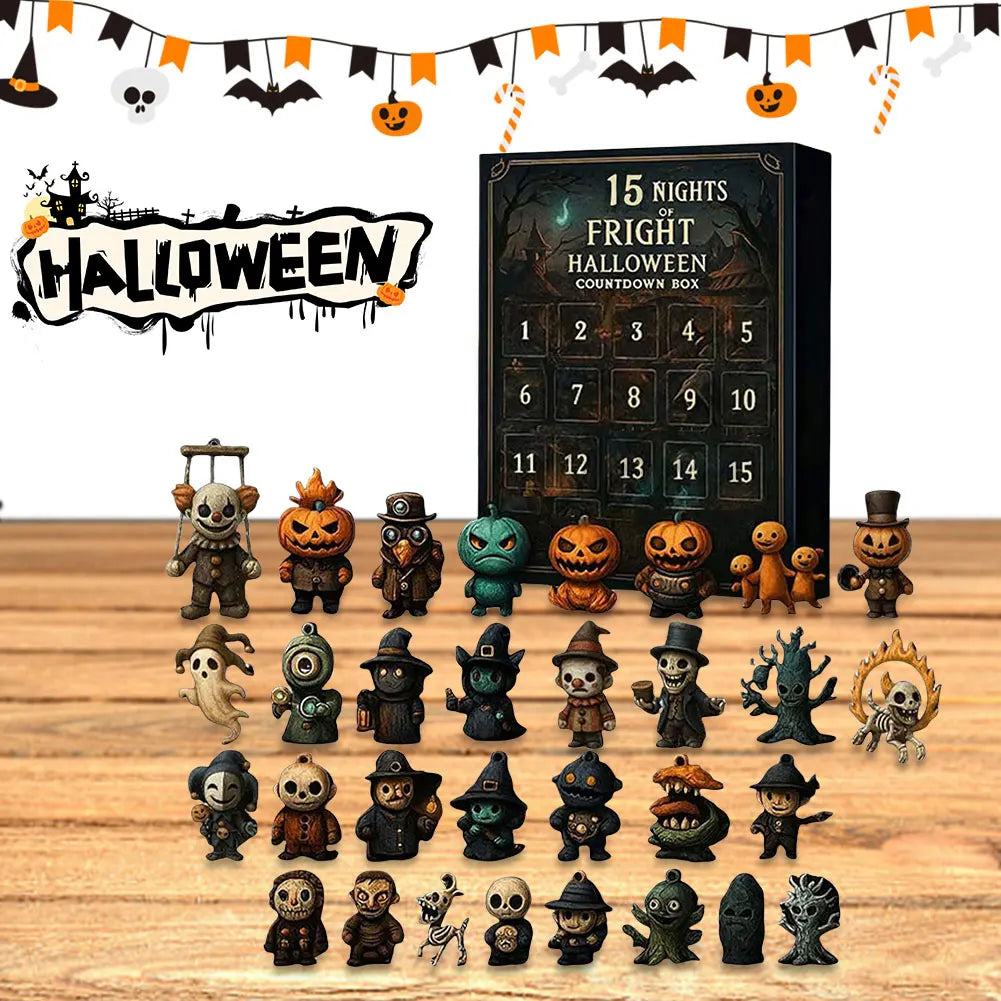 Halloween Advent Calendar 31 Days Collectible Figurines 2025 - Tophatter Daily Deals