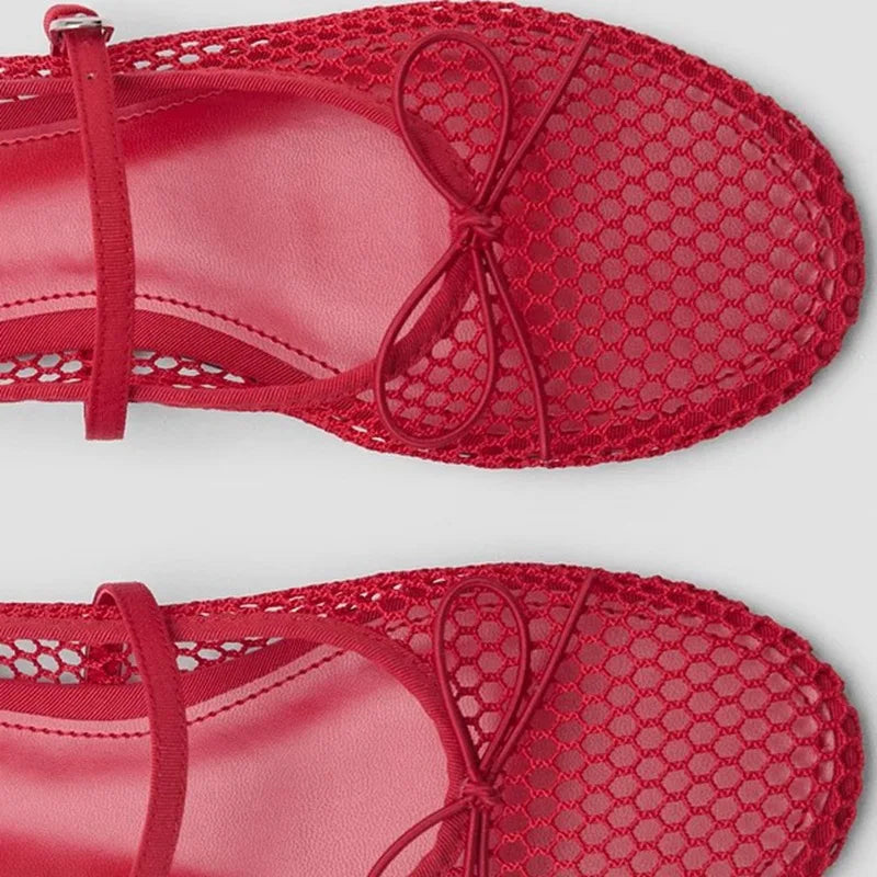 Breathable Women’s Ballet Flats - Mary Jane, Mesh, Summer - Tophatter Daily Deals