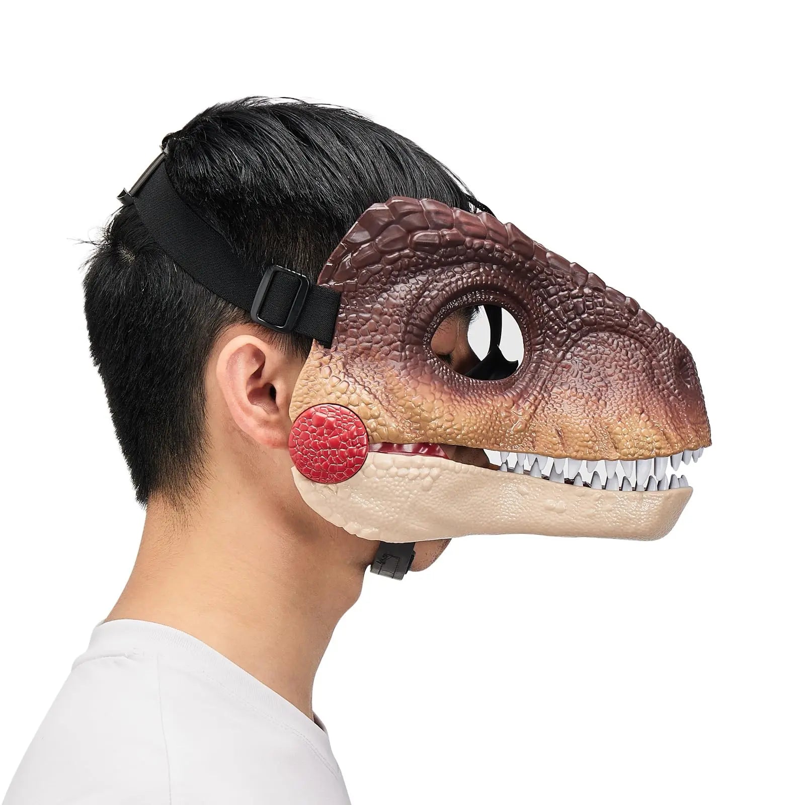 Dinosaur Mask Movable Jaw Cosplay Prop Halloween 2025 - Tophatter Daily Deals