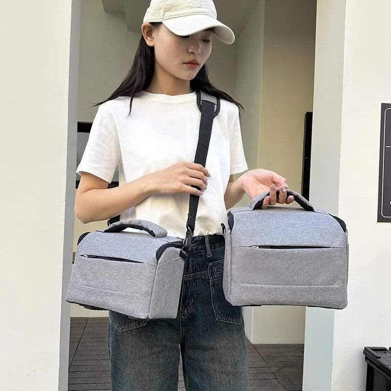 Camera Shoulder Bag Crossbody Grey Camera Bags & Cases - Tophatter Daily Deals
