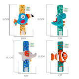 Baby Wrist Rattle Set Newborn Sensory Toys Soothing Gift - Tophatter Daily Deals