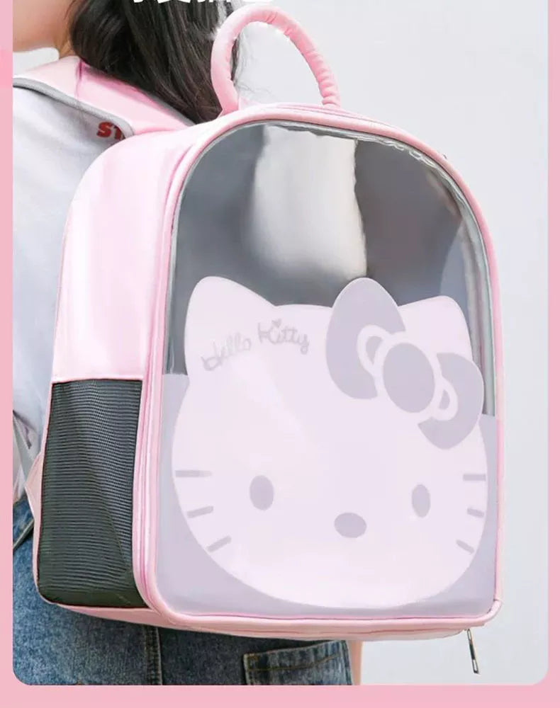 Hello Kitty Window Breathable Travel Bag Pet Small Dog Cat Carrier Backpack Animals - Tophatter Daily Deals