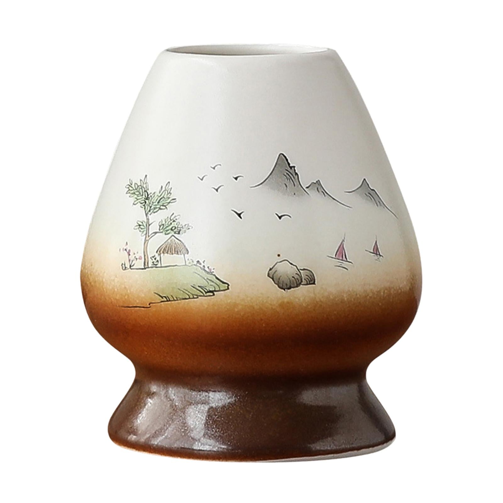 Matcha Whisk Stand Handcrafted Ceramic Holder Tea Ceremony - Tophatter Daily Deals