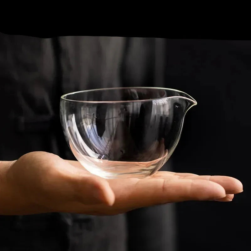 Matcha Chawan Glass Bowl Heat Resistant Ceremonial Tea About 200ML - Tophatter Daily Deals