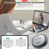 Bluetooth Earbuds AI Translator True Wireless With Mic - Tophatter Daily Deals