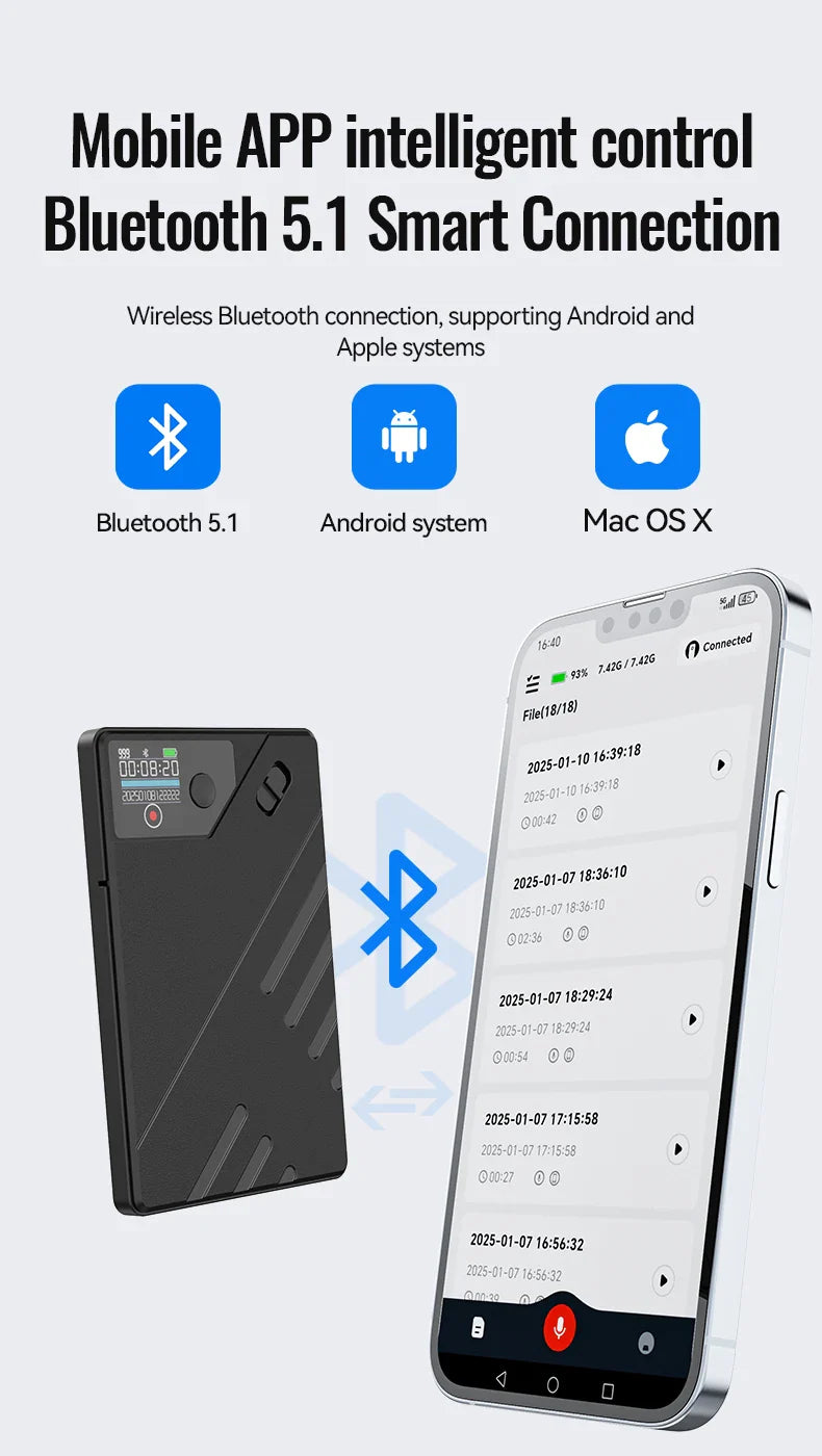 AI Voice Recorder With Real Time Transcription And Summary - Tophatter Daily Deals