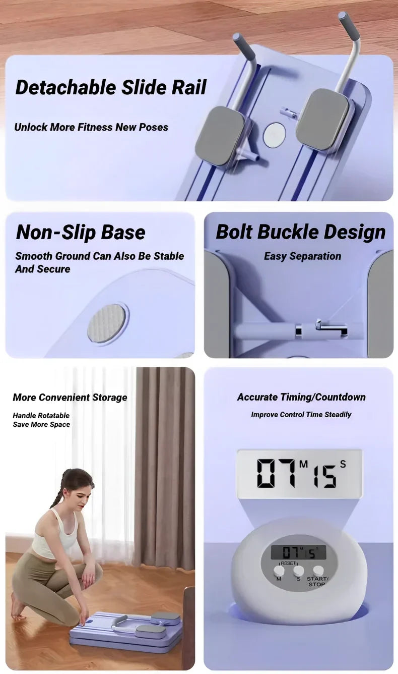 Abdominal Fitness Board Push Up Slimming Home Workout - Tophatter Daily Deals