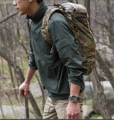 Lightweight Men’s Jacket - Tactical Zip, Polyester, Summer - Tophatter Daily Deals