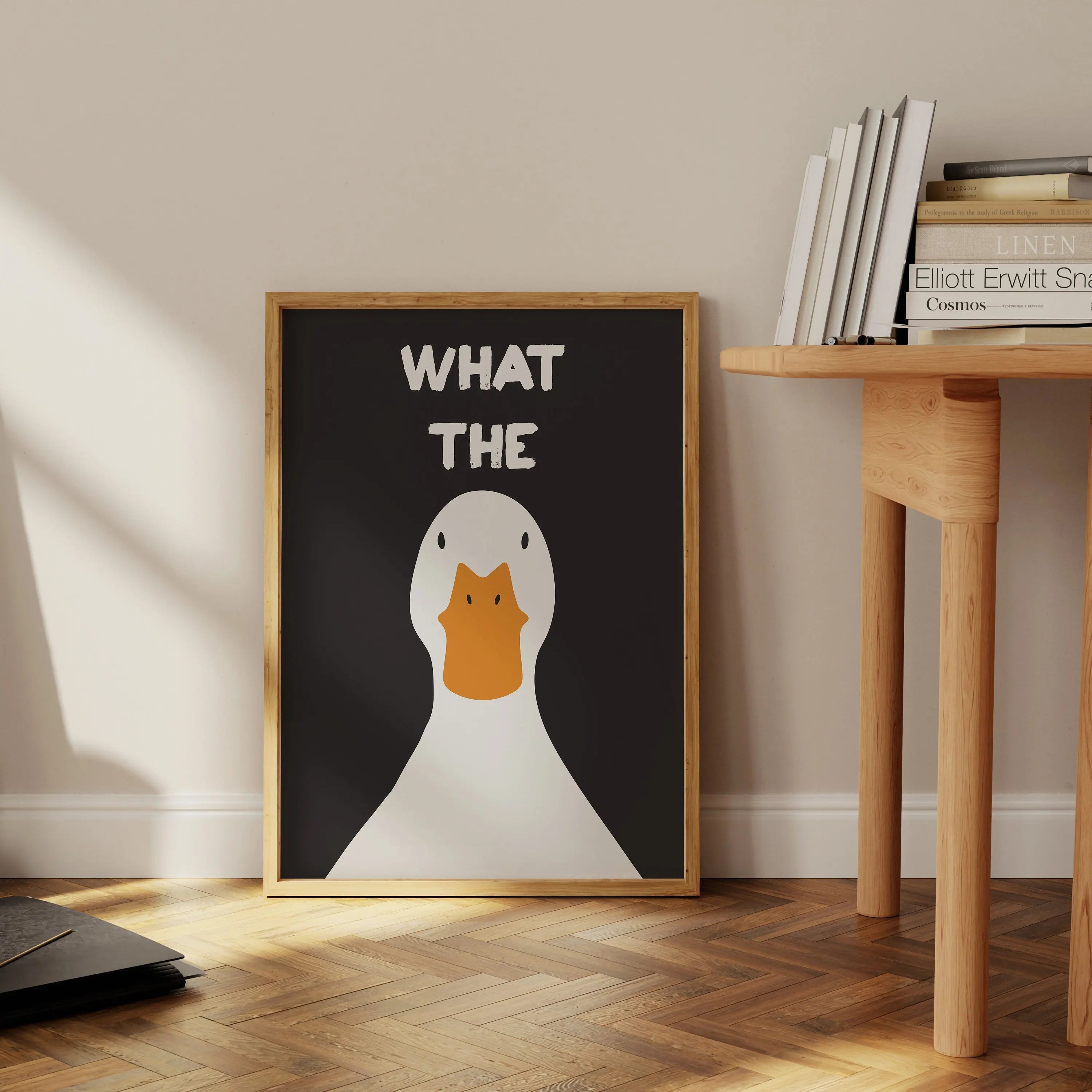 What The Duck Canvas Print Poster Waterproof Dorm Bedroom 01 - Tophatter Daily Deals