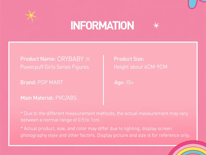 Genuine Pop Mart Crybaby x Powerpuff Girls Series Blind Box Figures by Molly Mythical - Tophatter Daily Deals