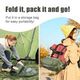 4-Season Waterproof Sleeping Bag Envelope-Style Green Sleeping Bags - Tophatter Daily Deals