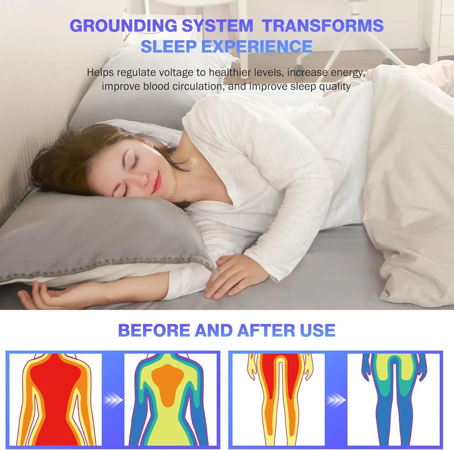 Earthing Fitted Sheet Ten Percent Silver Fiber Grounding - Tophatter Daily Deals