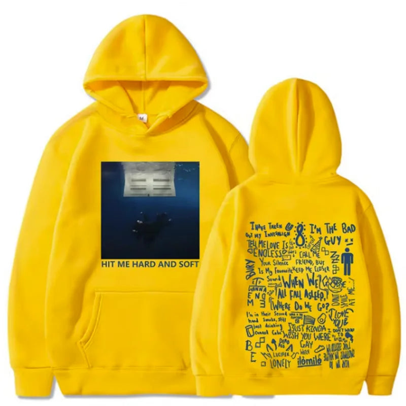 Warm Men’s Hoodie - Slim Fleece Polyester, Urban Street Yellow - Tophatter Daily Deals