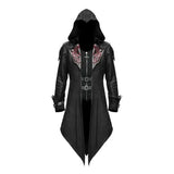 Medieval Assassin Hooded Jacket Costume Halloween 2025 Black - Tophatter Daily Deals
