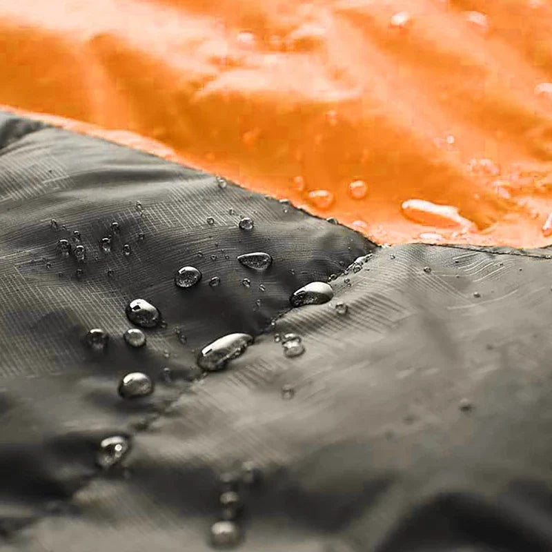 USB Heated Sleeping Bag 3-Stage Thermal Pad Orange Sleeping Bags - Tophatter Daily Deals