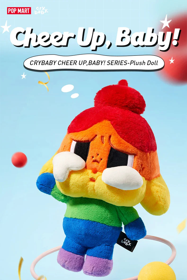 Genuine Pop Mart Crybaby Cheer Up, Baby! Series 30cm Plush Doll Mythical - Tophatter Daily Deals