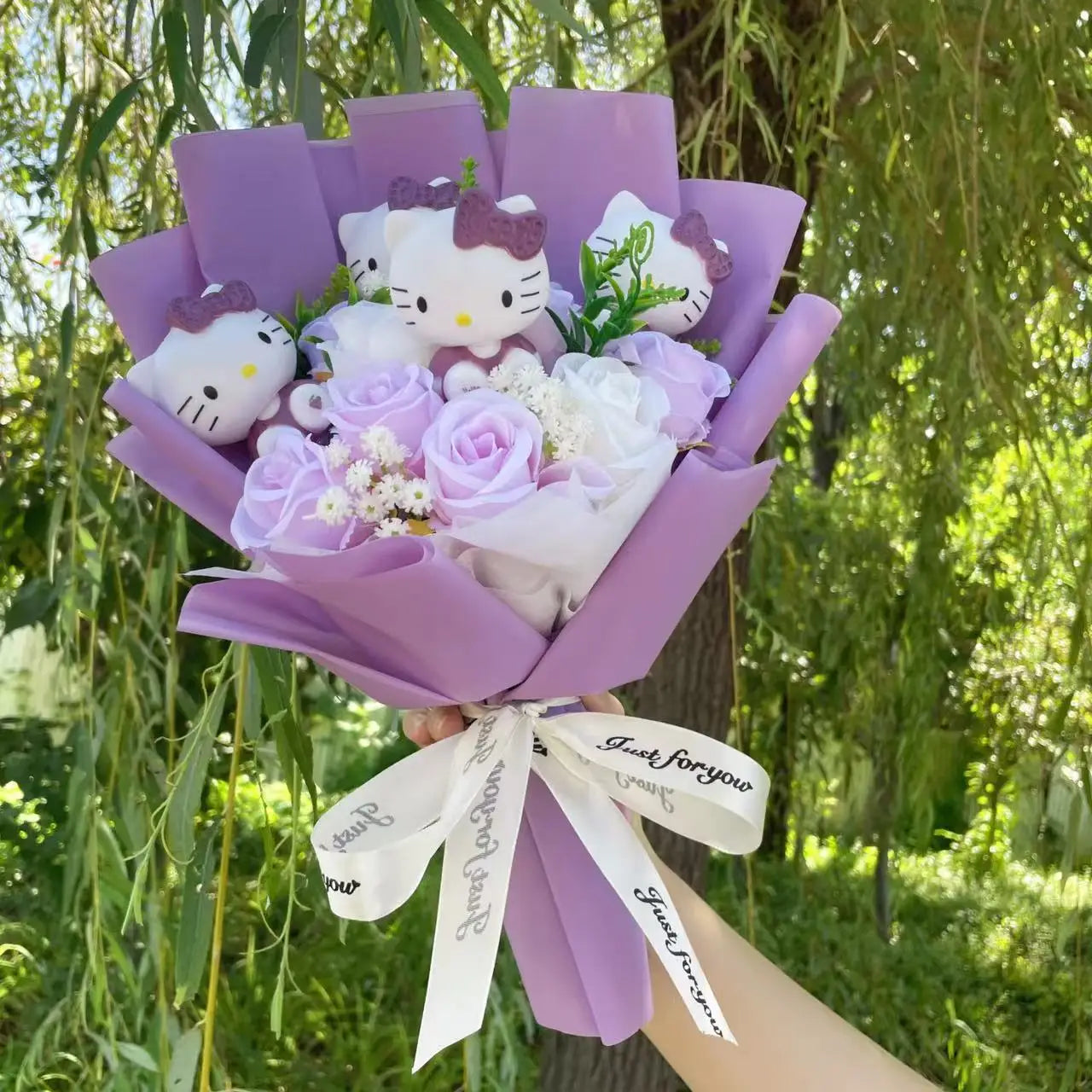 Sanrio Hello Kitty Plush Bouquet Flowers Flowers - Tophatter Daily Deals