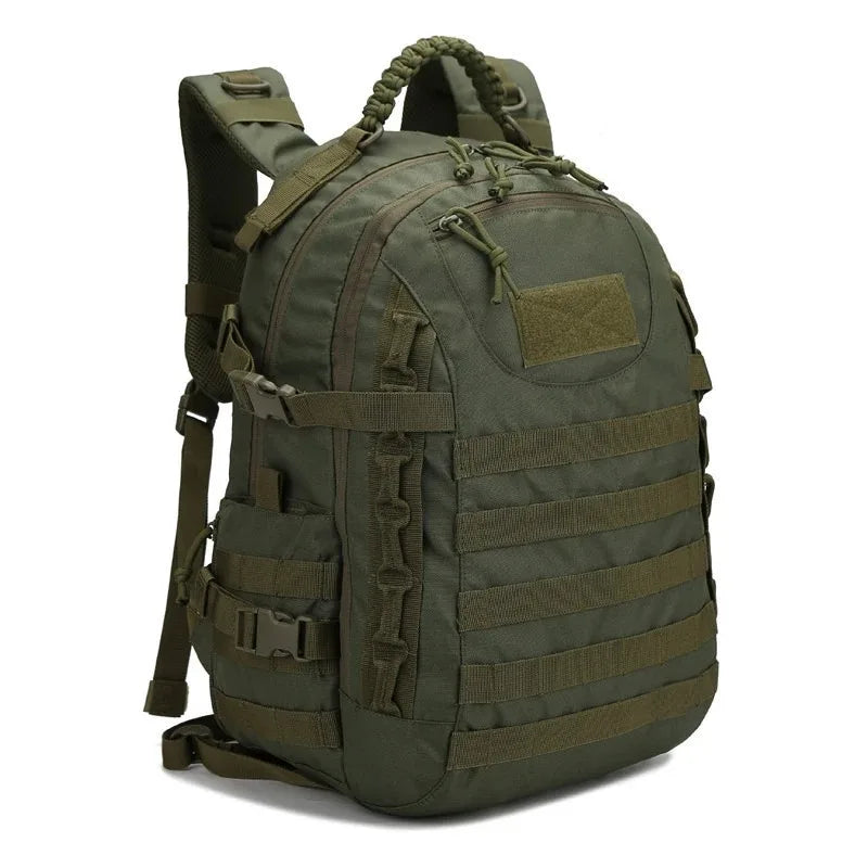 35L Waterproof Camo Hiking Backpack Green Backpacks - Tophatter Daily Deals