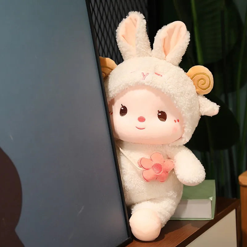 Rabbit Cosplaying Pig, Elephant, Sheep Plush Animals - Tophatter Daily Deals