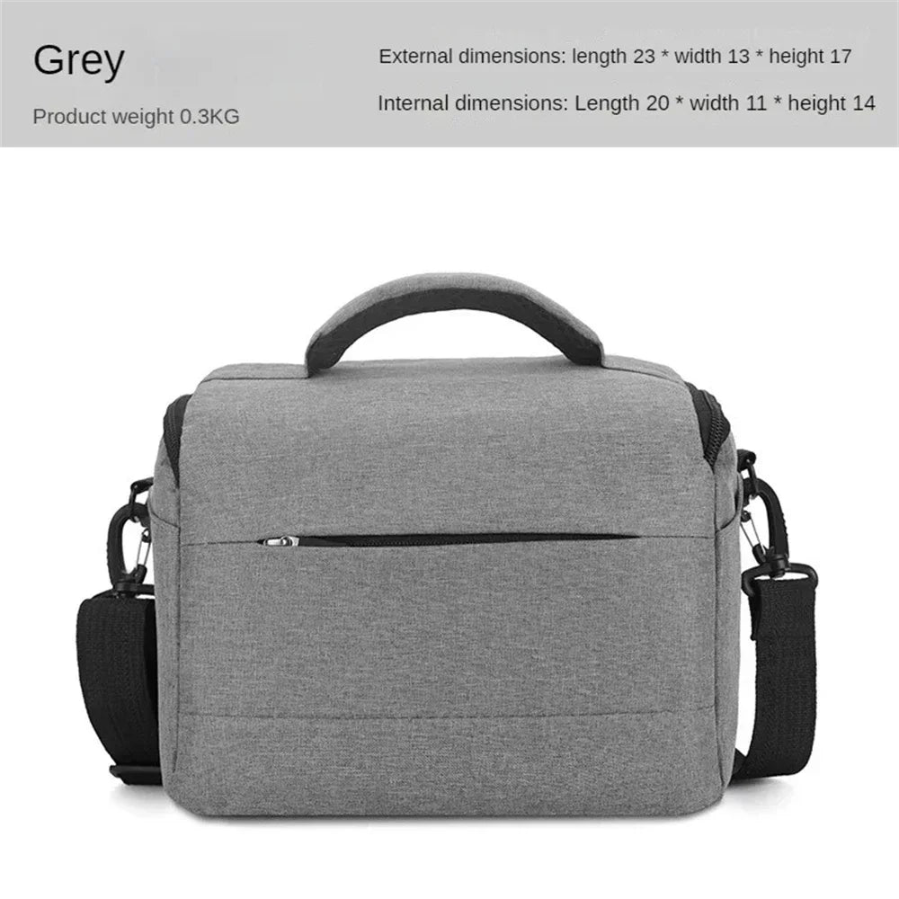 Camera Shoulder Bag Crossbody Grey Camera Bags & Cases - Tophatter Daily Deals