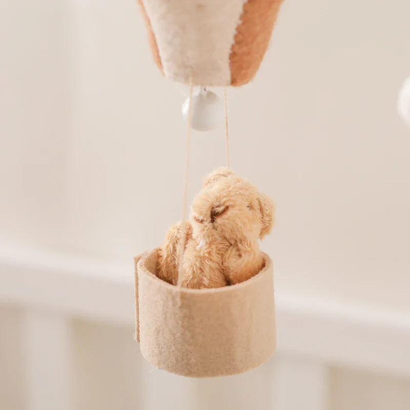 Hot Air Balloon Crib Mobile Newborn Sensory Toys Soothing - Tophatter Daily Deals