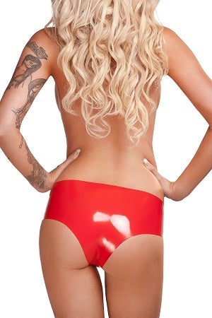 Saxenfelt Latex Crotchless Hipster Brief (Red Large) – Erotic Lingerie > Clothes > Womens Latex - Tophatter Daily Deals
