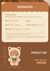 Genuine Pop Mart Dimoo Weaving Wonders Series - 20cm Doll Animals - Tophatter Daily Deals