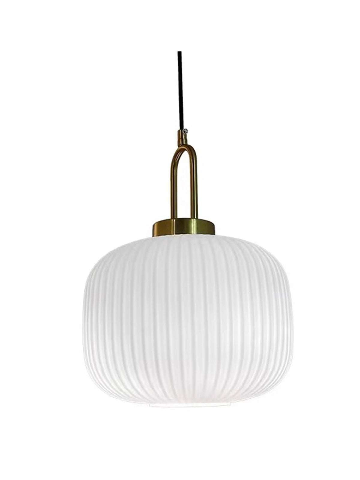 Japandi Glass Pendant Light Japanese Nordic Hanging Lamp Warm - Tophatter Daily Deals