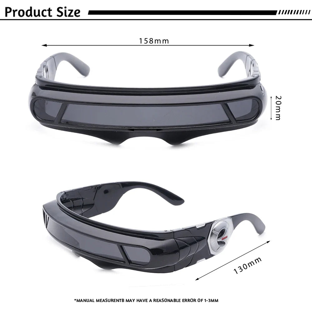 Sunglasses Cyclops Cosplay Shield Halloween 2025 UV400 - Tophatter Daily Deals