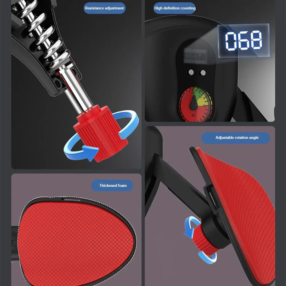 Pelvic Muscle Trainer Up to 35kg Resistance Black Fitness - Tophatter Daily Deals