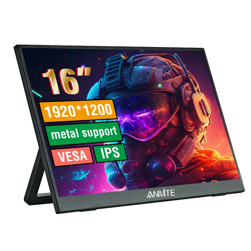 16 Inch Portable Touch Monitor 1920x1200 HDR10 Low Blue Non-Touch Version - Tophatter Daily Deals