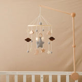 Baby Crib Mobile Wooden Musical Newborn Sensory Toys - Tophatter Daily Deals